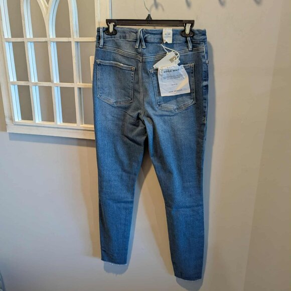 Good American Good Waist Indigo016 Skinny Jeans NWT - Picture 2 of 4